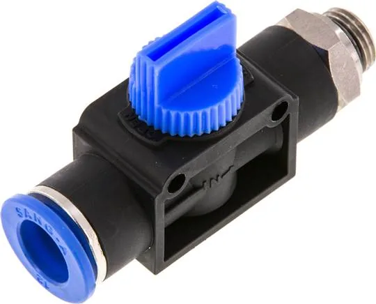 IQSHA 31412 G, 3/2cestný uzavírací ventil G 1/4" 12 mm, Strana závitu pro odvzdušnění