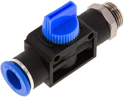 IQSHA 33812 G, 3/2cestný uzavírací ventil G 3/8" 12 mm, Strana závitu pro odvzdušnění