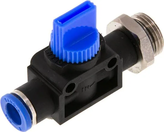 IQSHA 3388 G, 3/2cestný uzavírací ventil G 3/8" 8 mm, Strana závitu pro odvzdušnění