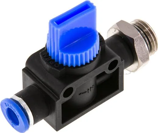 IQSHE 31210 G, 3/2cestný uzavírací ventil G 1/2" 10 mm, Strana hadice odvzdušnující