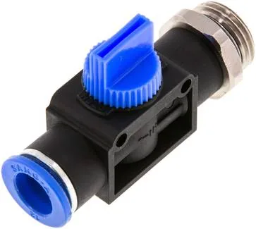 IQSHE 31212 G, 3/2cestný uzavírací ventil G 1/2" 12 mm, Strana hadice odvzdušnující