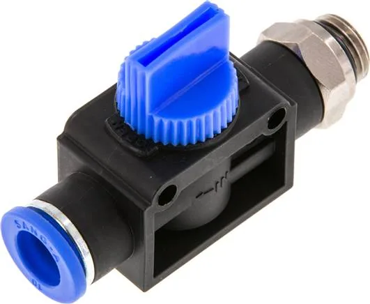 IQSHE 31410 G, 3/2cestný uzavírací ventil G 1/4" 10 mm, Strana hadice odvzdušnující