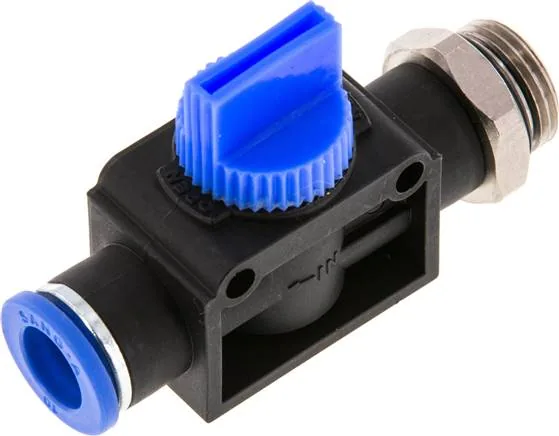 IQSHE 33810 G, 3/2cestný uzavírací ventil G 3/8" 10 mm, Strana hadice odvzdušnující
