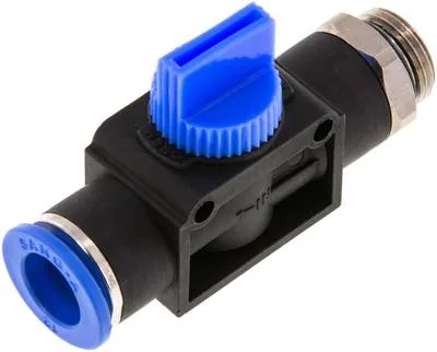 IQSHE 33812 G, 3/2cestný uzavírací ventil G 3/8" 12 mm, Strana hadice odvzdušnující