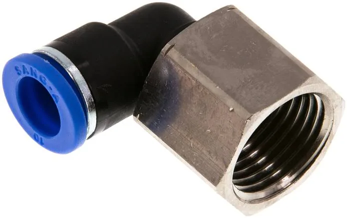 IQSLF 1210, Úhlová nástrčná spojka, vnitřní závit G 1/2"-10 mm, IQS standard