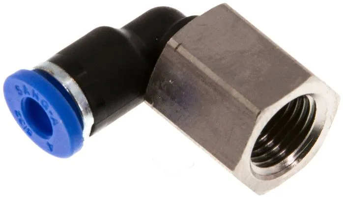 IQSLF 184, Úhlová nástrčná spojka, vnitřní závit G 1/8"-4 mm, IQS standard