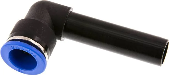 IQSLL 160H, Úhlová nástrčná spojka, dlouhá 16 mm koncovka rychlospojky, IQS standard