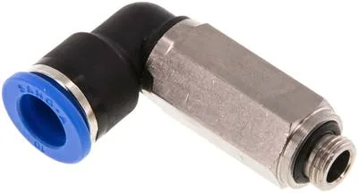 IQSLL 1810 G, Úhlová nástrčná spojka, dlouhá G 1/8"-10 mm, IQS standard