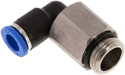 IQSLL 388 G, Úhlová nástrčná spojka, dlouhá G 3/8"-8 mm, IQS standard