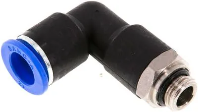 IQSLLK 1412 G, Úhlová nástrčná spojka, dlouhá G 1/4"-12 mm, IQS standard