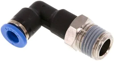 IQSLLK 146, Úhlová nástrčná spojka, dlouhá R 1/4"-6 mm, IQS standard