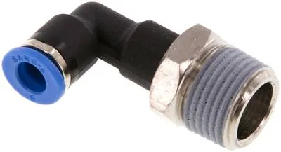 IQSLLK 386, Úhlová nástrčná spojka, dlouhá R 3/8"-6 mm, IQS standard