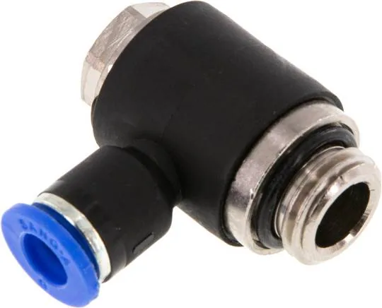 IQSLV 146 G, Úhlová nástrčná spojka G 1/4"-6 mm, IQS standard