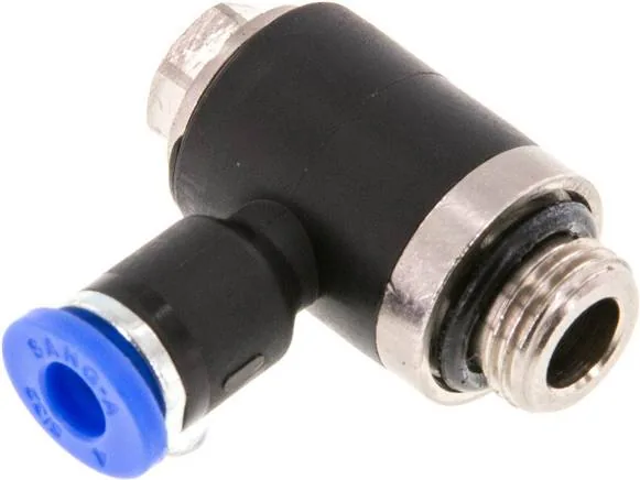 IQSLV 184 G, Úhlová nástrčná spojka G 1/8"-4 mm, IQS standard