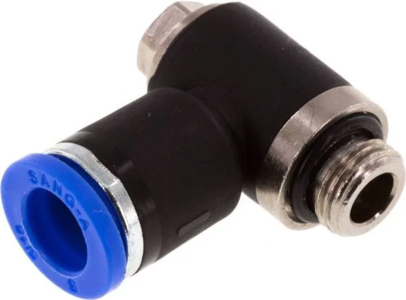 IQSLV 188 G, Úhlová nástrčná spojka G 1/8"-8 mm, IQS standard