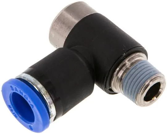 IQSLV 188 I, Úhlová nástrčná spojka, I-šestihr. R 1/8"-8 mm, IQS standard