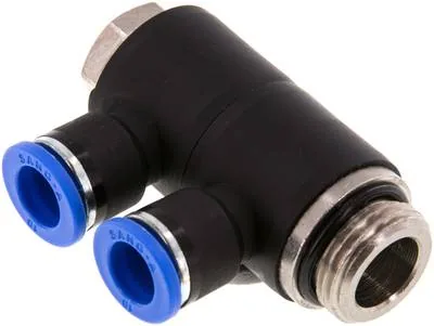 IQSLV2 1210 G, Nástrčný vícenásobný rozdělovač, 2násobný G 1/2"-10 mm, IQS standard