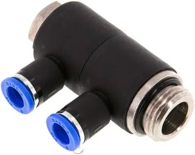 IQSLV2 128 G, Nástrčný vícenásobný rozdělovač, 2násobný G 1/2"-8 mm, IQS standard