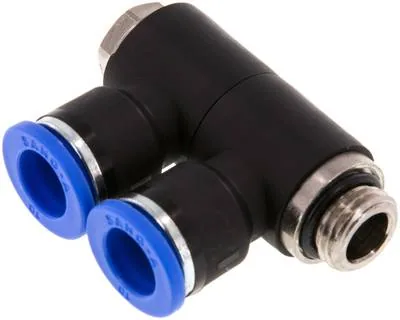 IQSLV2 1410 G, Nástrčný vícenásobný rozdělovač, 2násobný G 1/4"-10 mm, IQS standard