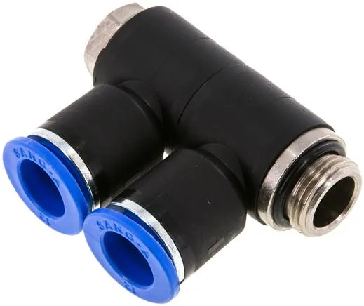 IQSLV2 3812 G, Nástrčný vícenásobný rozdělovač, 2násobný G 3/8"-12 mm, IQS standard