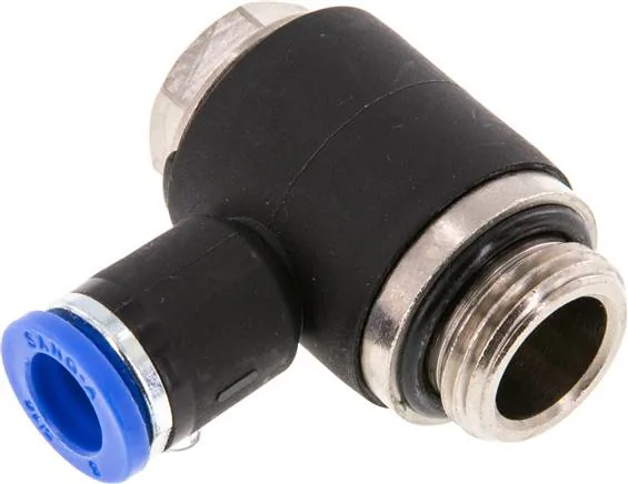 IQSLV 388 G, Úhlová nástrčná spojka G 3/8"-8 mm, IQS standard