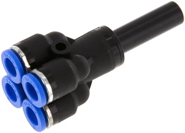 IQSQ 80H60, Nástrčný vícenásobný rozdělovač 8 mm-6 mm, IQS standard