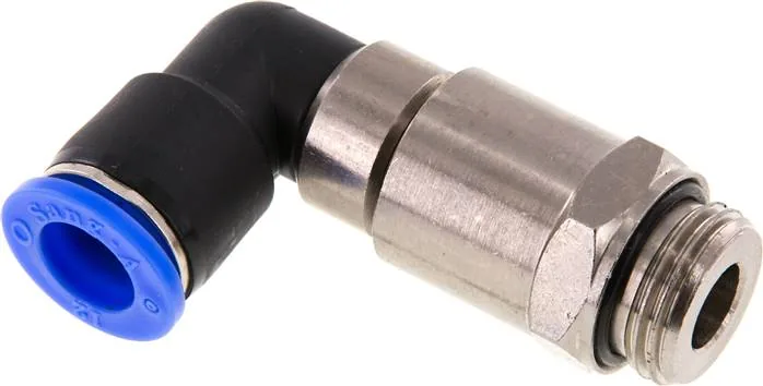 IQSRHL 1212 G, Sang-A Nástrčná šroubení L s dvěma kuličkovými ložisky, válcový závit, Standard