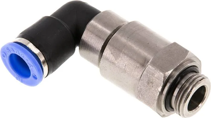 IQSRHL 3810 G, Sang-A Nástrčná šroubení L s dvěma kuličkovými ložisky, válcový závit, Standard
