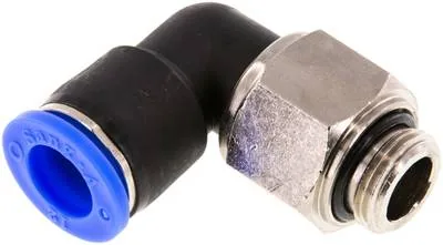 IQSRL 3812 G, Sang-A Nástrčná šroubení L s kuličkovým ložiskem, válcový závit, Standard