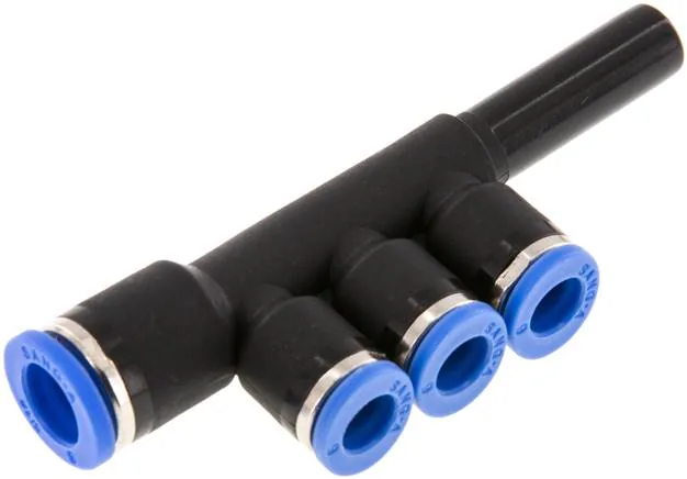 IQST3 80H60, Nástrčný vícenásobný rozdělovač 8 mm-6 mm, IQS standard