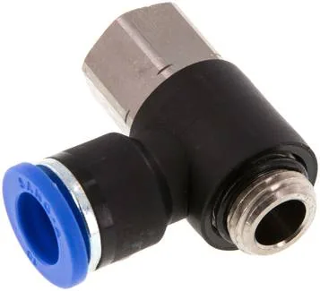 IQSTF 1410 G, Úhlová nástrčná spojka, I/A G 1/4"-10 mm, IQS standard