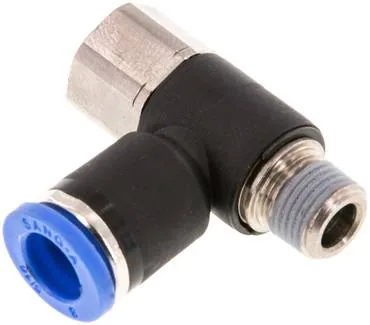 IQSTF 188, Úhlová nástrčná spojka, I/A R 1/8"-8 mm, IQS standard