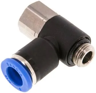 IQSTF 188 G, Úhlová nástrčná spojka, I/A G 1/8"-8 mm, IQS standard