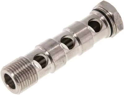 IQSVVT 123, Dutý šroub pro kroužkové kusy IQS, G 1/2" 3násobný