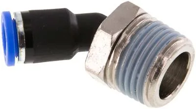 IQSW 128, Nástrčná spojka 45° R 1/2"-8 mm, IQS standard