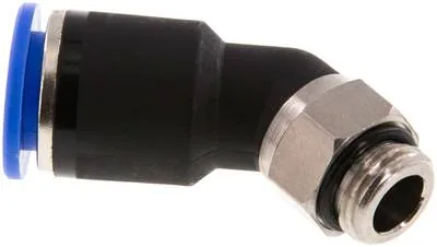 IQSW 1412 G, Nástrčná spojka 45° G 1/4"-12 mm, IQS standard