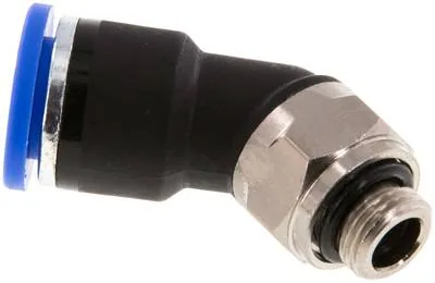 IQSW 1810 G, Nástrčná spojka 45° G 1/8"-10 mm, IQS standard