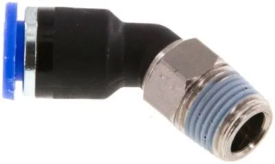 IQSW 186, Nástrčná spojka 45° R 1/8"-6 mm, IQS standard