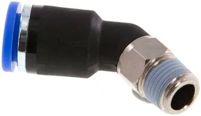 IQSW 188, Nástrčná spojka 45° R 1/8"-8 mm, IQS standard