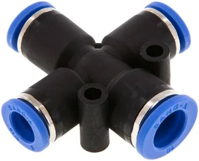 IQSX3 10080, Křížová nástrčná spojka 10 mm-8 mm, IQS standard