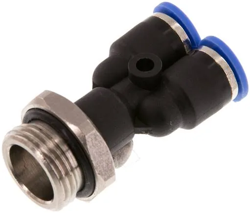 IQSY 386 G, Y-nástrčná spojka G 3/8"-6 mm, IQS standard