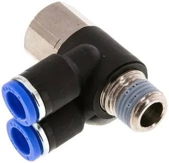 IQSYTF 148, Y-úhlová nástrčná spojka, I/A R 1/4"-8 mm, IQS standard