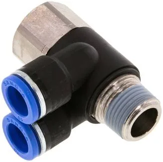 IQSYTF 3810, Y-úhlová nástrčná spojka, I/A R 3/8"-10 mm, IQS standard