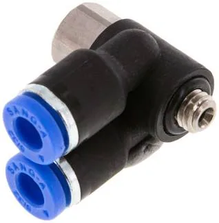 IQSYTF M54, Y-úhlová nástrčná spojka, I/A M 5-4 mm, IQS standard