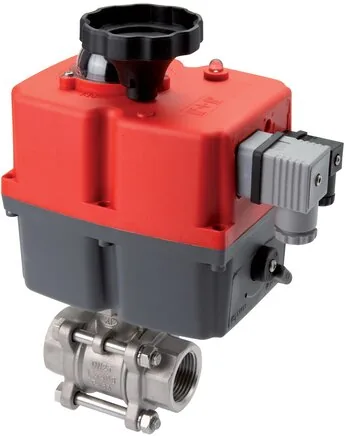 KH 10 ELI ES-BSR, Elektrický kulový kohout z nerezové oceli, G 1", 24 až 240 V (AC/DC)