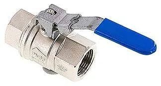 KH 10 KEY, Mosazný kulový kohout, uzavírací, Rp 1", -0,98 až 40 bar