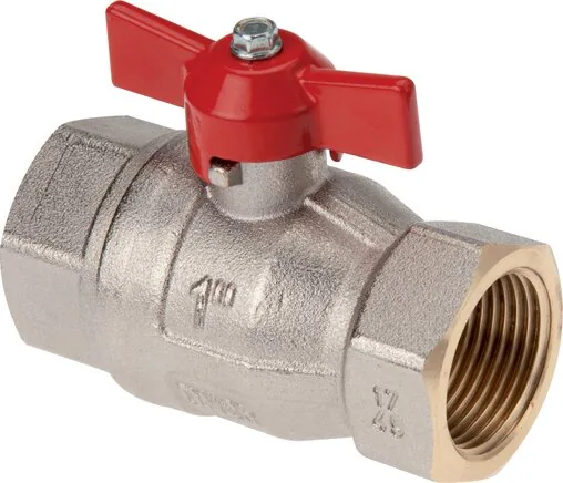 KH 14 KN, Mosazný kulový kohout, Rp 1/4", -0,9 až 50 bar, plný průchod