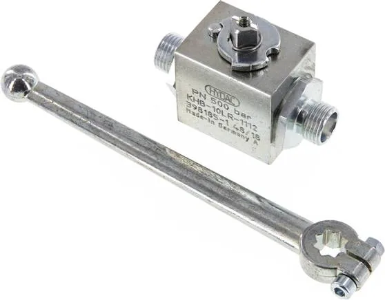 KH 10 L HD, Vysokotlaký kulový kohout, ocel, 10 L (M16x1,5), 0 až 315 bar