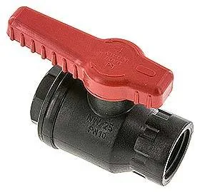 KH 10 PP, Kulový kohout (polypropylen) G 1", PN 10