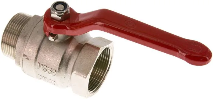 KH 112 B IA E, Mosazný kulový kohout, Eco-Line, R 1-1/2" / Rp 1-1/2", 0 až 25 bar